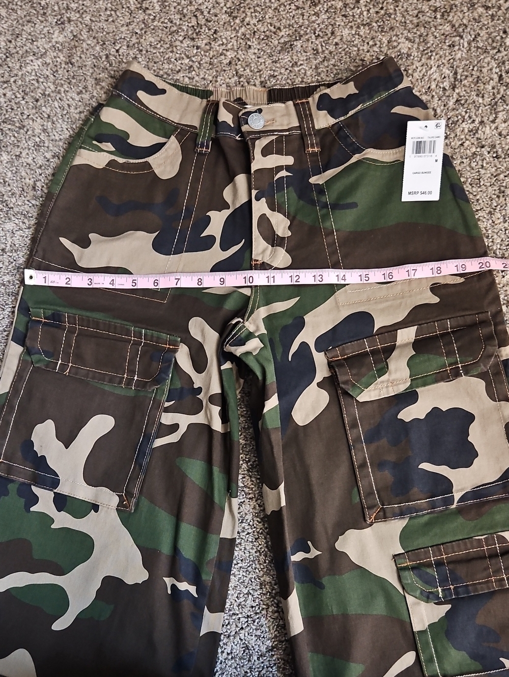 Madden Girl High Waist Camo Cargo Pants - Picture 6 of 8
